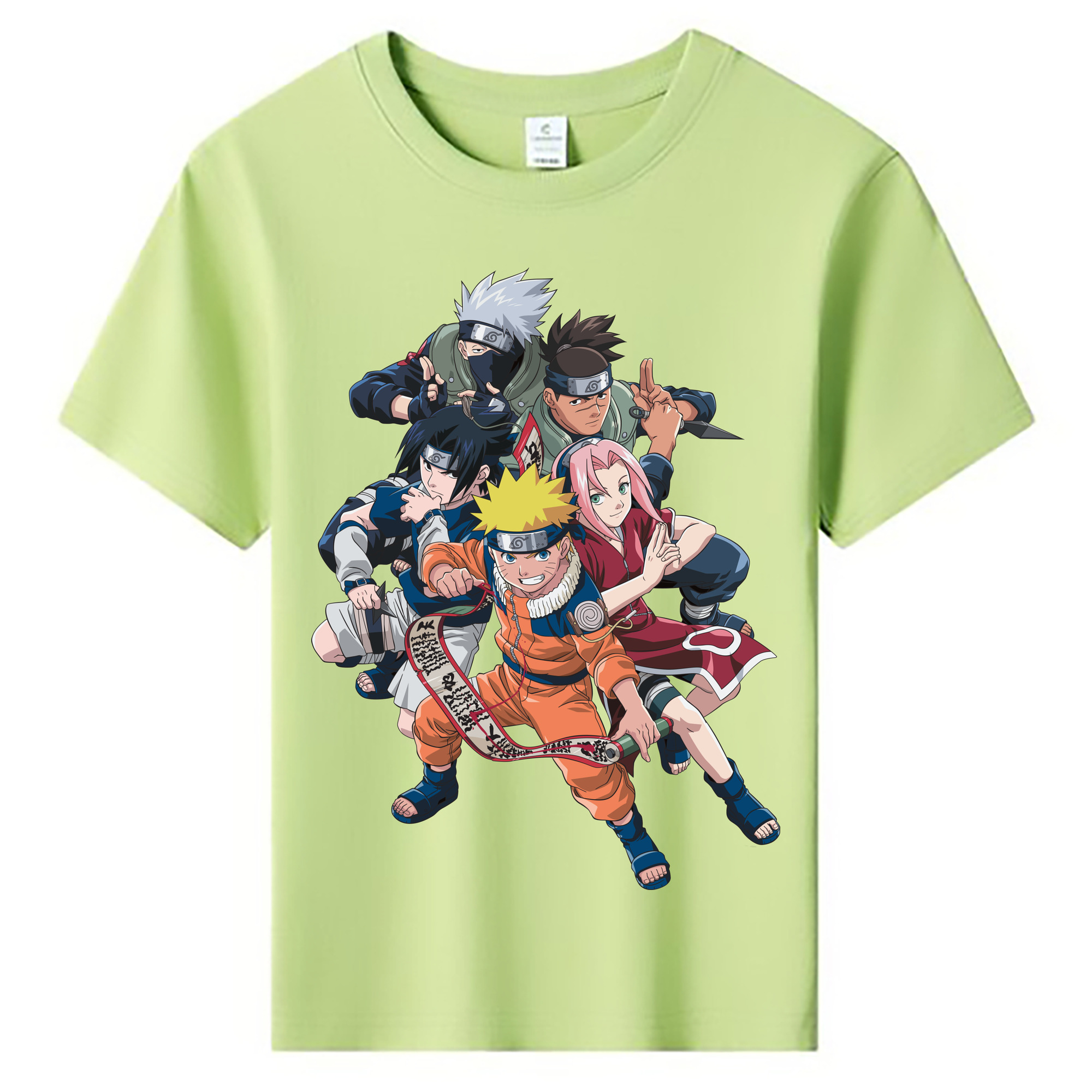 （画像用） NARUTO -ナルト- うずまき ナルト Uzumaki Naruto 綿100％キッズTシャツ（フロントプリント）